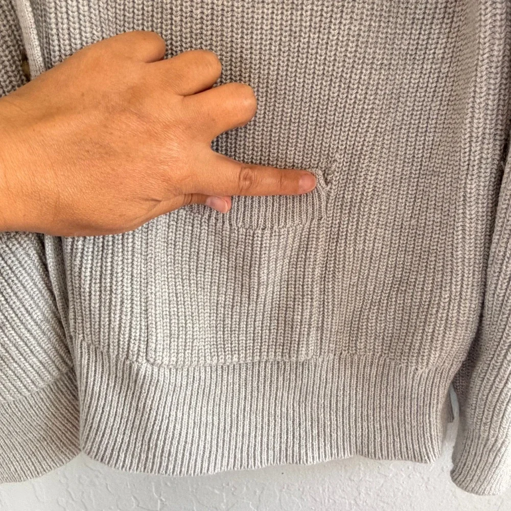 J.Crew Cardigan Sweater Women's M Re-Imagined Cotton Cashmere Button Front